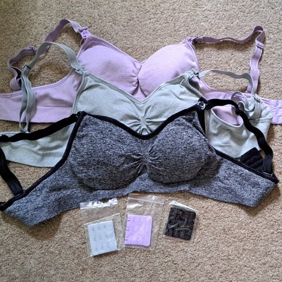 Set of 3 Nursing Bras- Size S - Picture 1 of 1